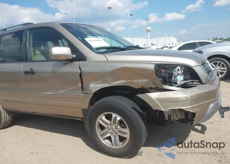 2005 Honda Pilot Ex из США, поврежденный, VIN 5FNYF18465B010443